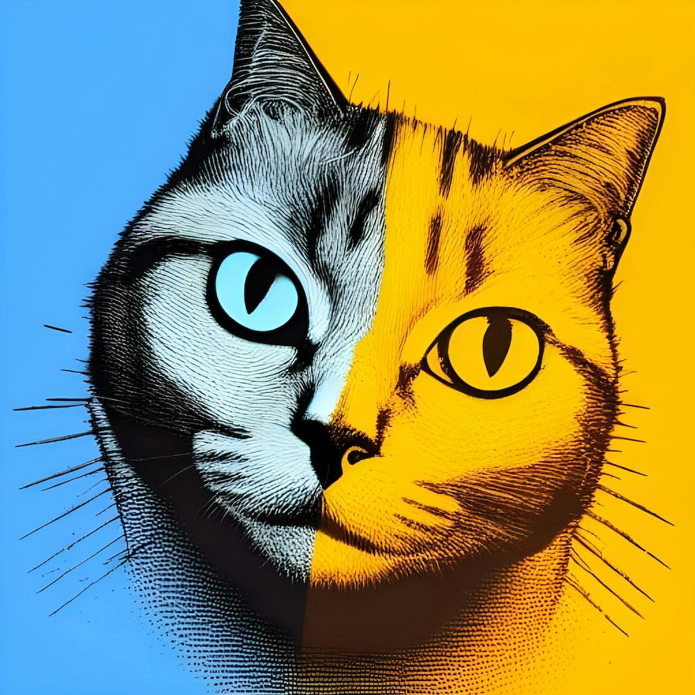 Two Colors Cat