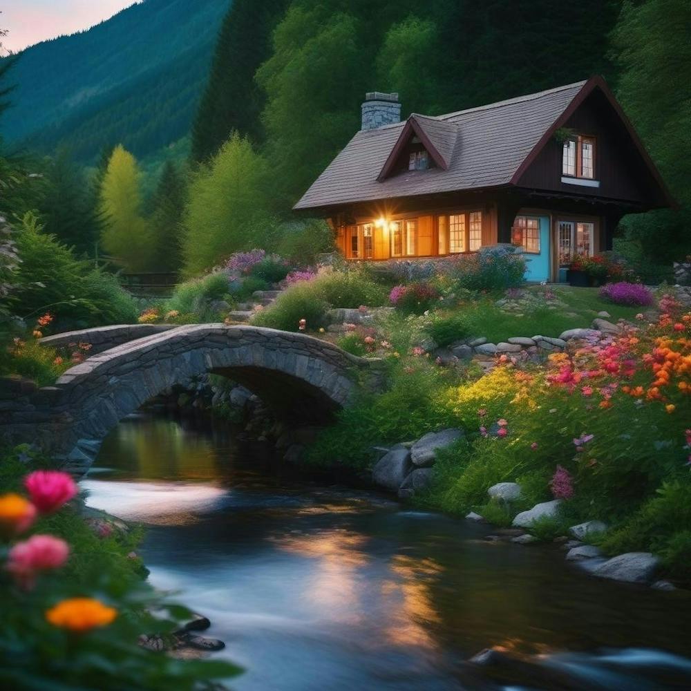 Cottage In The Mountains