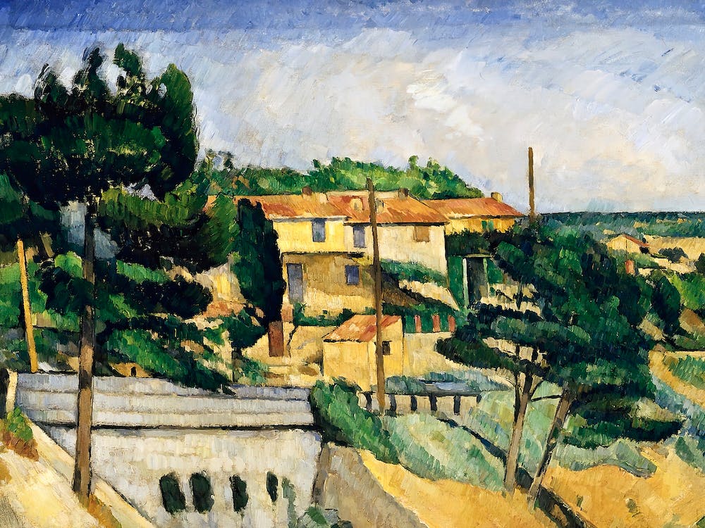 The Road Bridge, Paul Cézanne