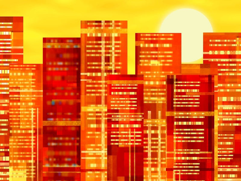 Cityscape in Summer