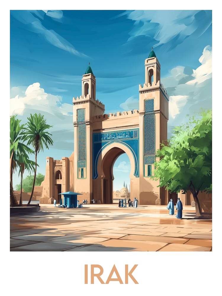 Affiche de voyage Irak 1