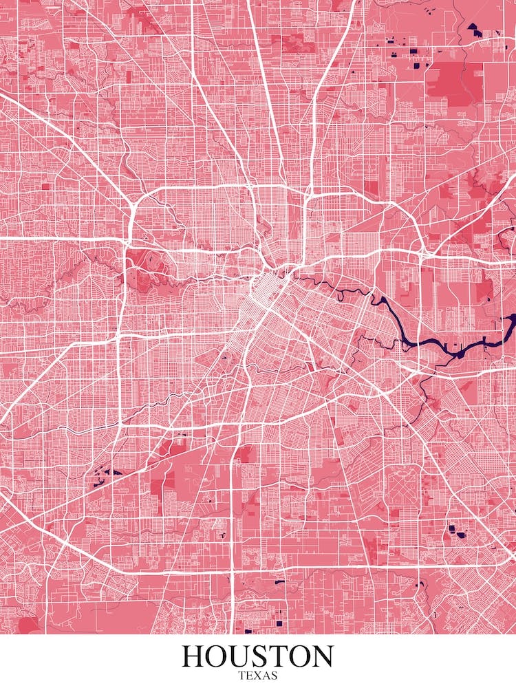 Houston Texas Pink Purple