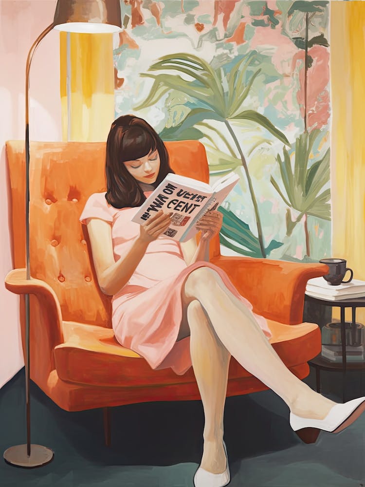 Girl Reading Books