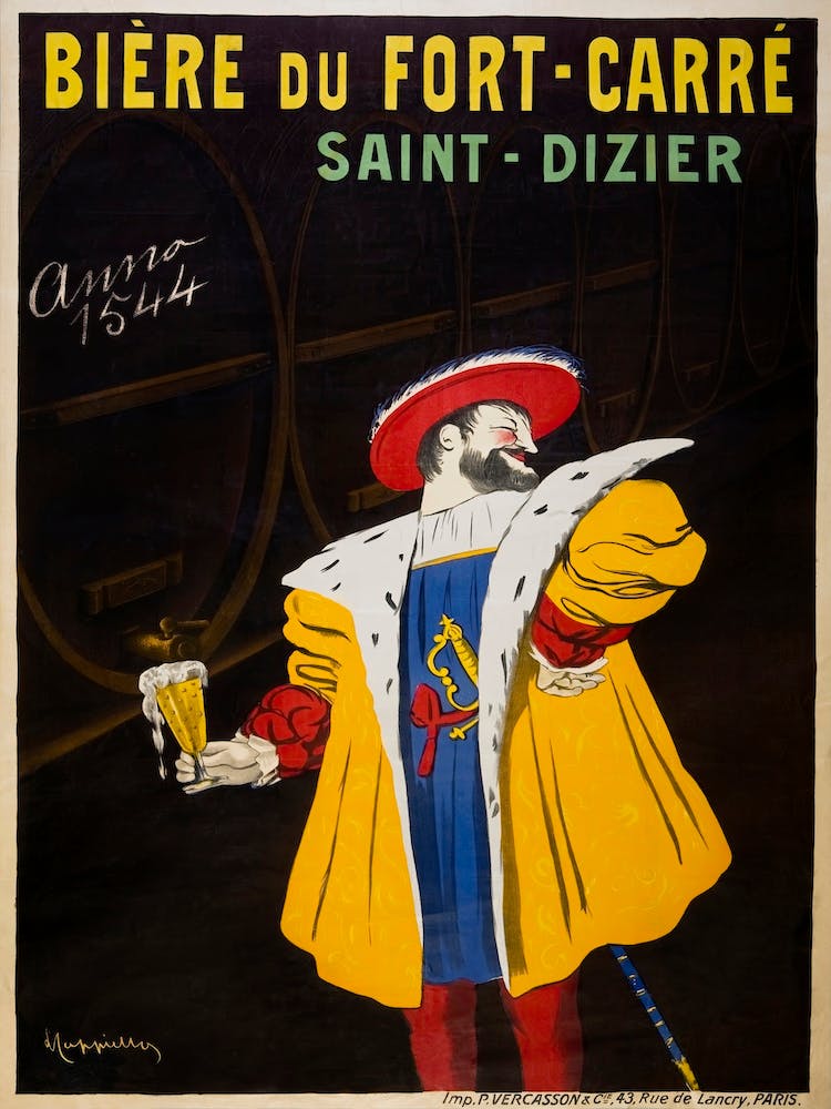 Beer From Fort Carré, Saint Dizier, Leonetto Cappiello