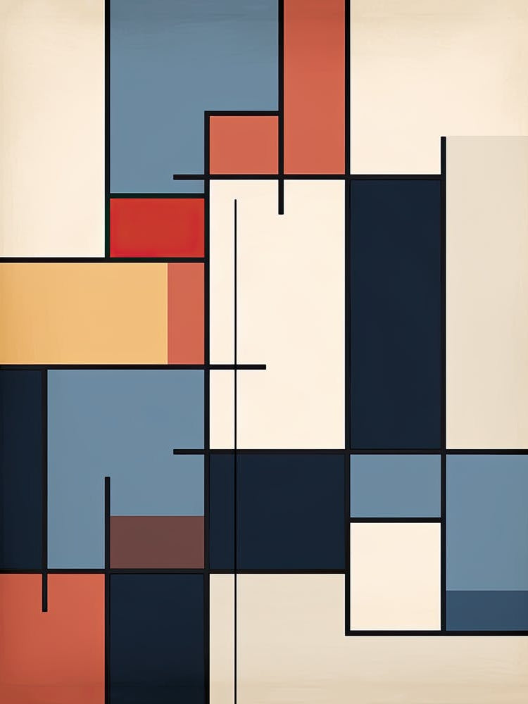 Chromatic Constellations: Abstract Mid-Century Orbits