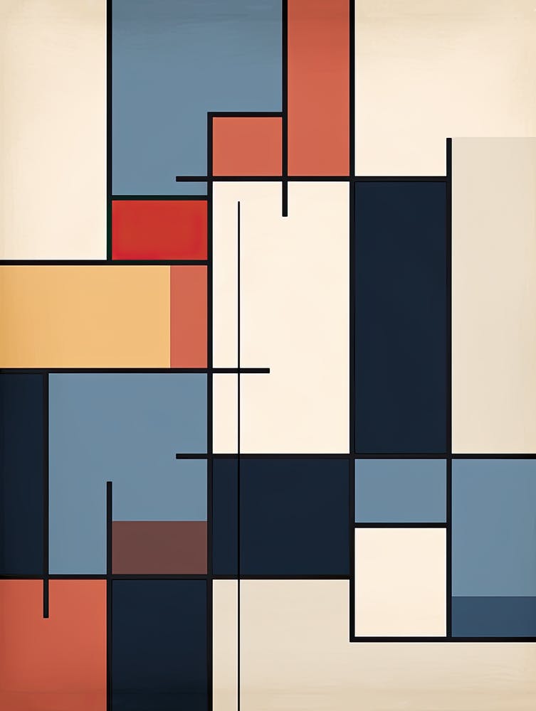 Chromatic Constellations: Abstract Mid-Century Orbits