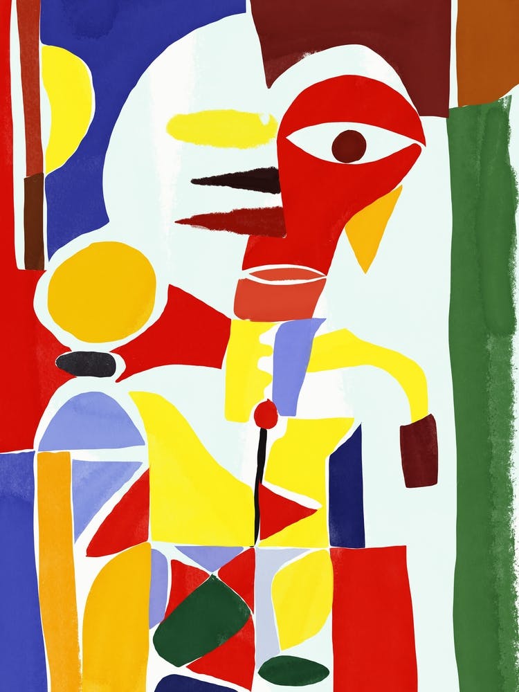 Abstract Painting native indian