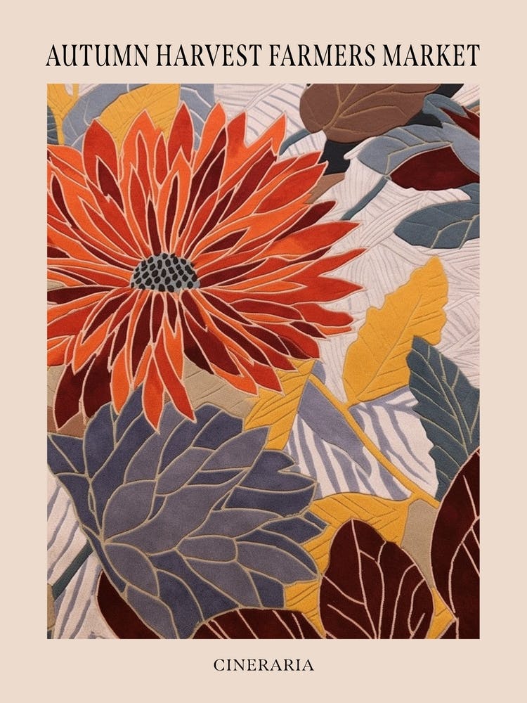 Fall Botanicals Cineraria 1 Poster