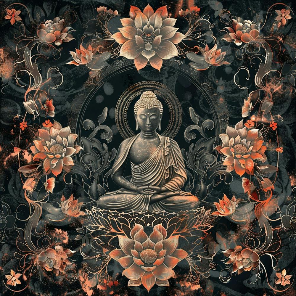 Vesak Banner Texture With Serene Buddhist Imager 1718395584 4