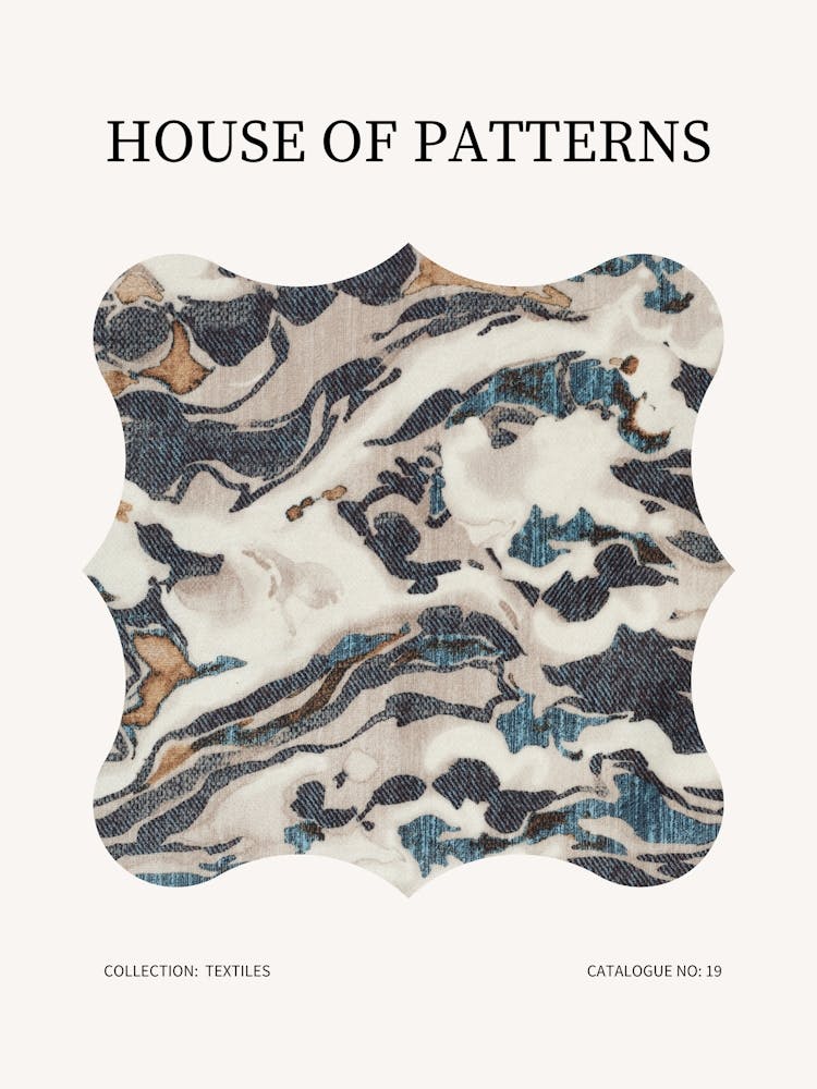 Textile Pattern Poster 19