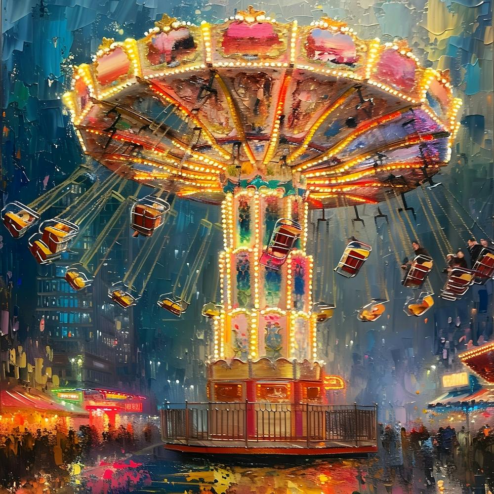 Carousel At Night, Abstract Expressionism, Minimalism, and Neo-Dada