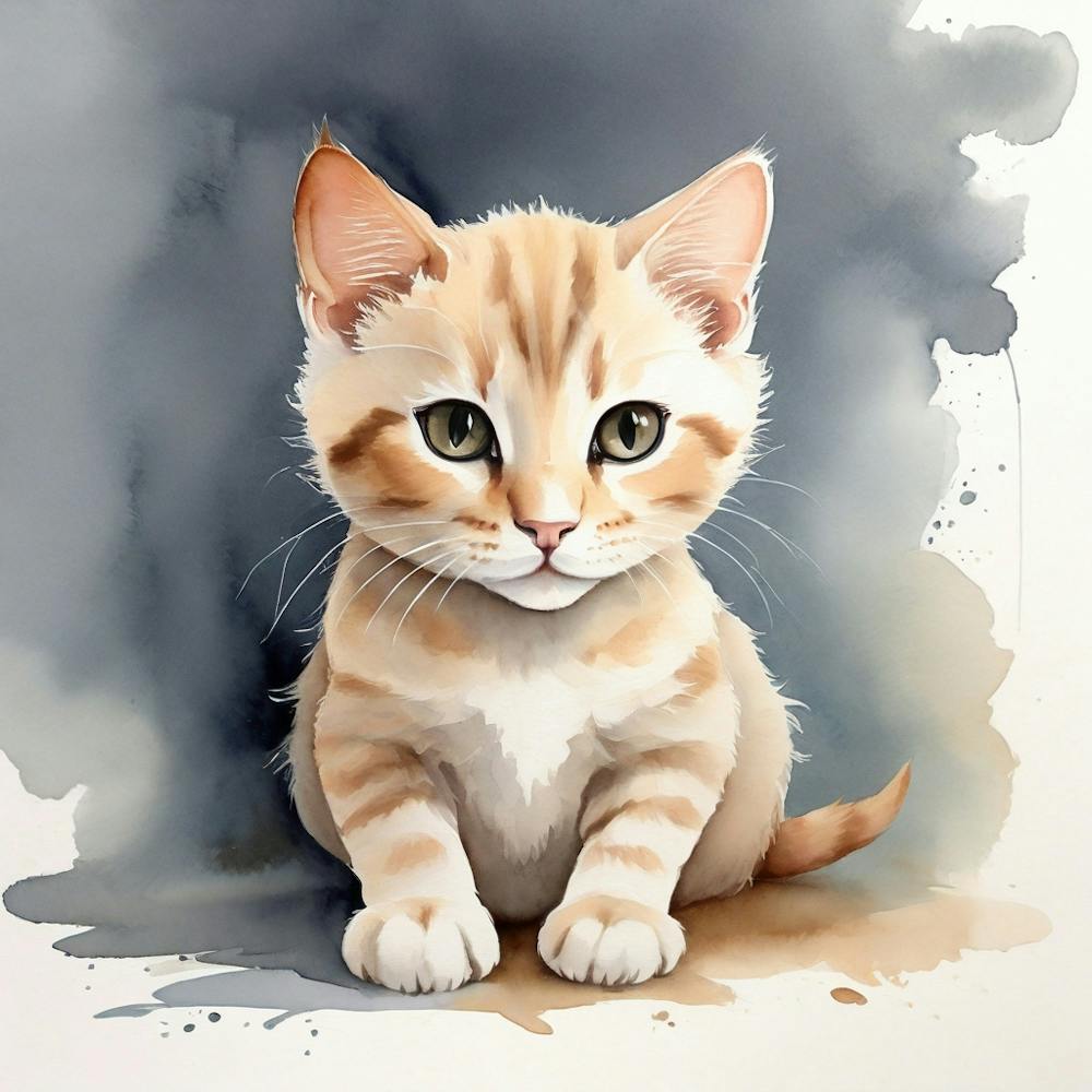 Peinture Aquarelle Chatons