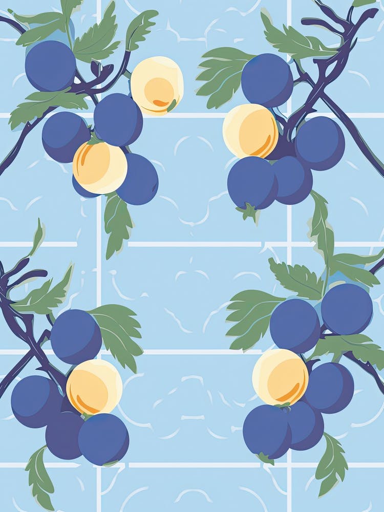 Plums Illustration 4