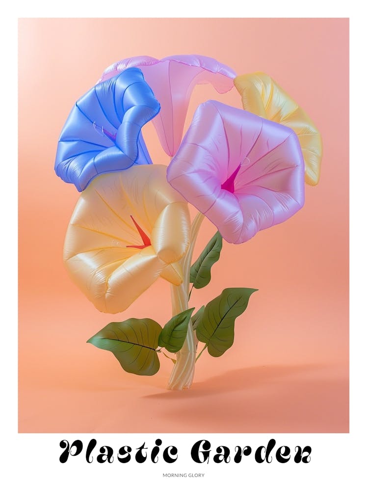 Dreamy Inflatable Flowers Poster Morning Glory 2
