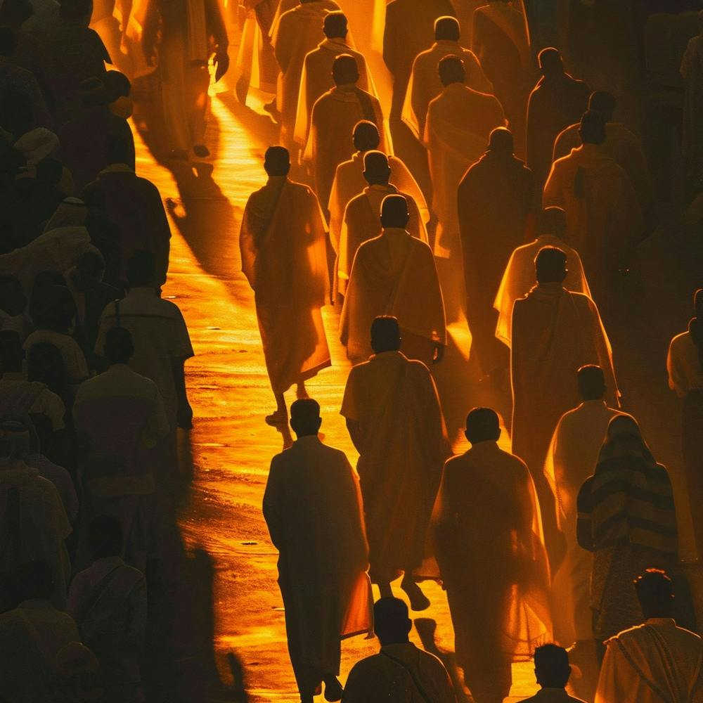 Hadj Islamic Procession