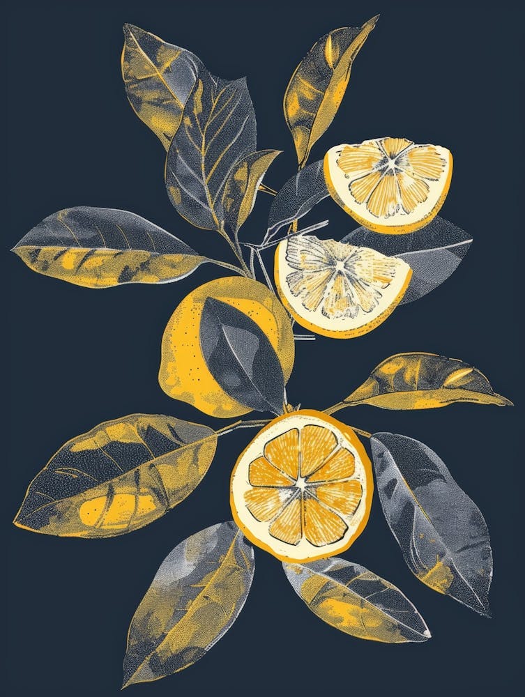 Lemons And Leaves 1
