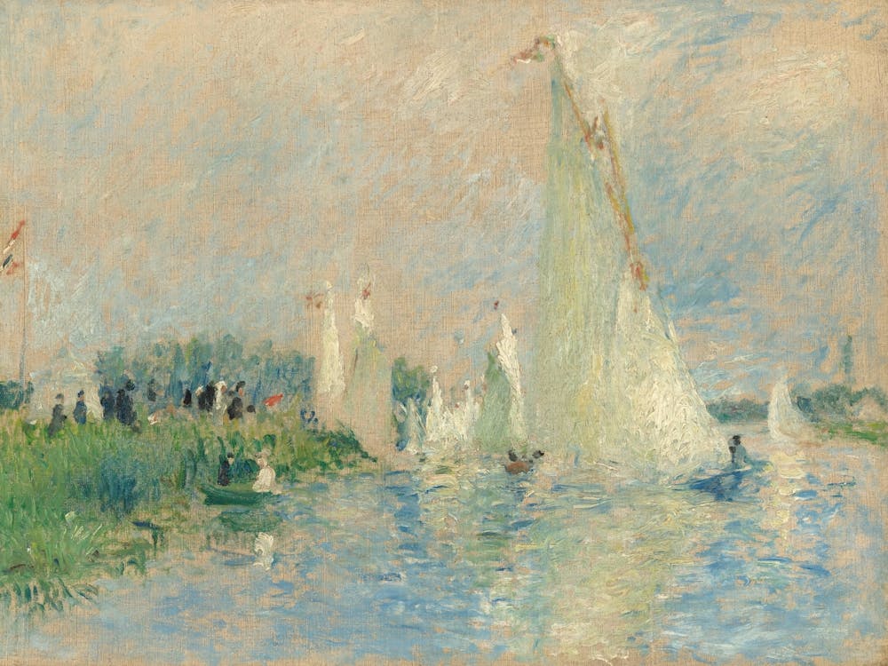 Regatta At Argenteuil (1874), Pierre Auguste Renoir