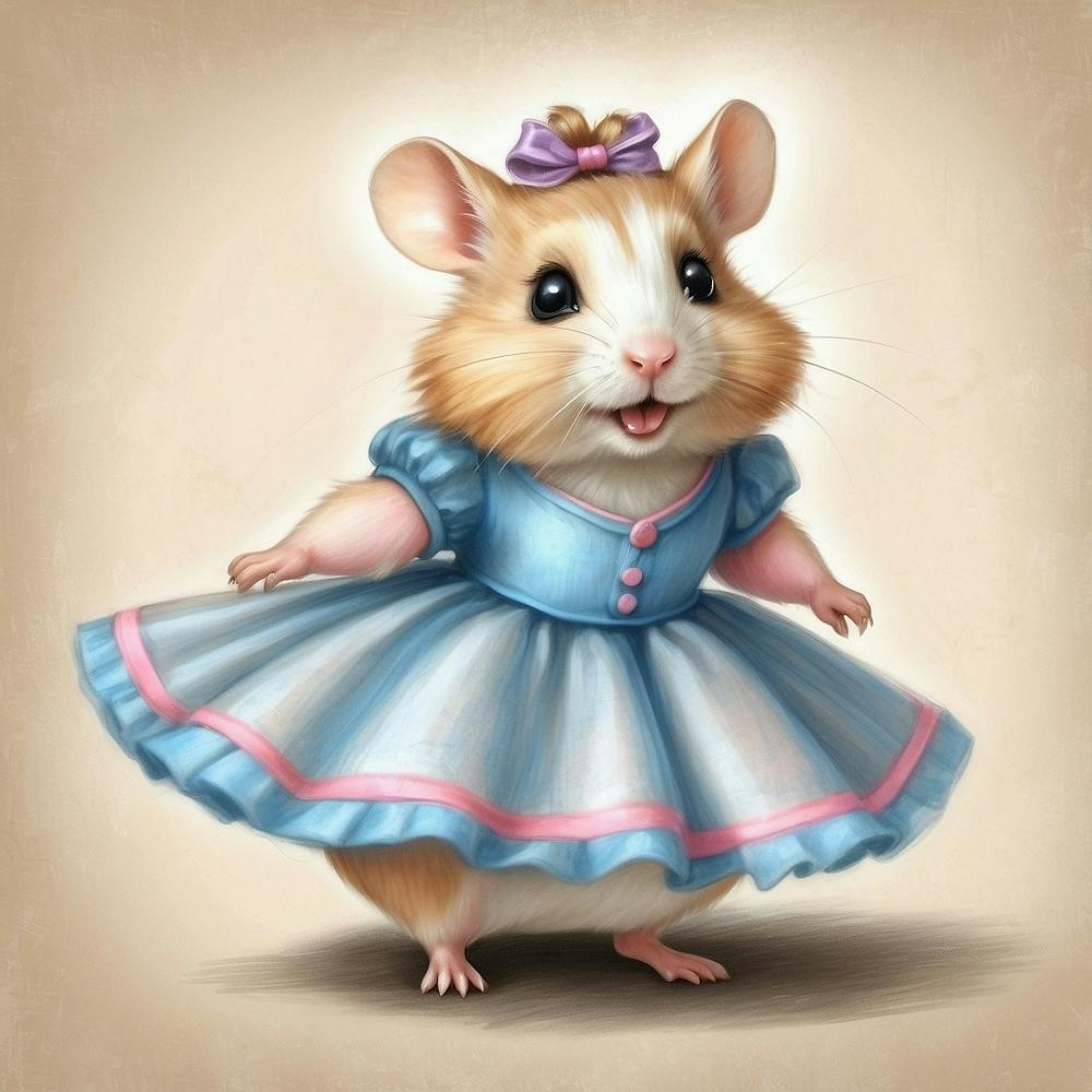 Hamster In A Dress