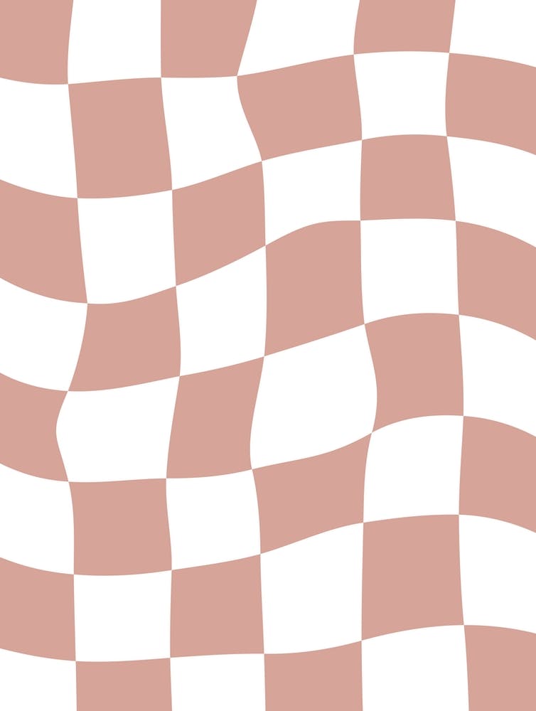 Checkerboard - Dusty Pink