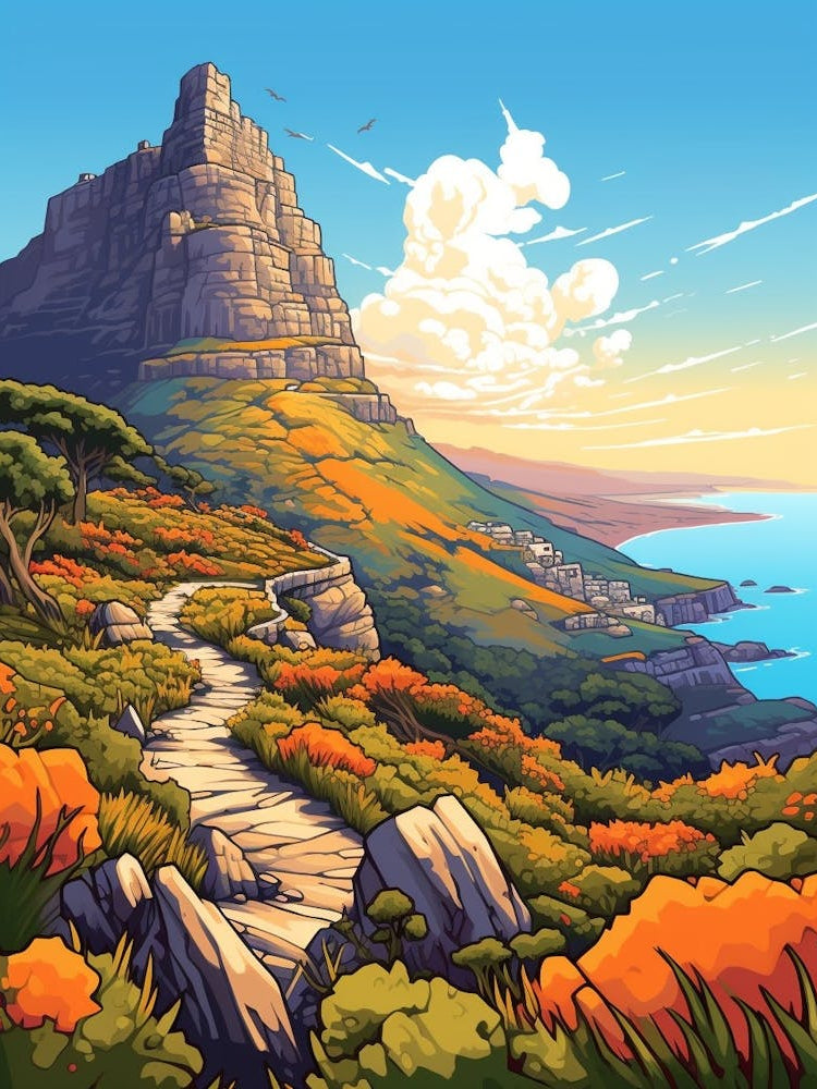 Lions Head Cartoon 4