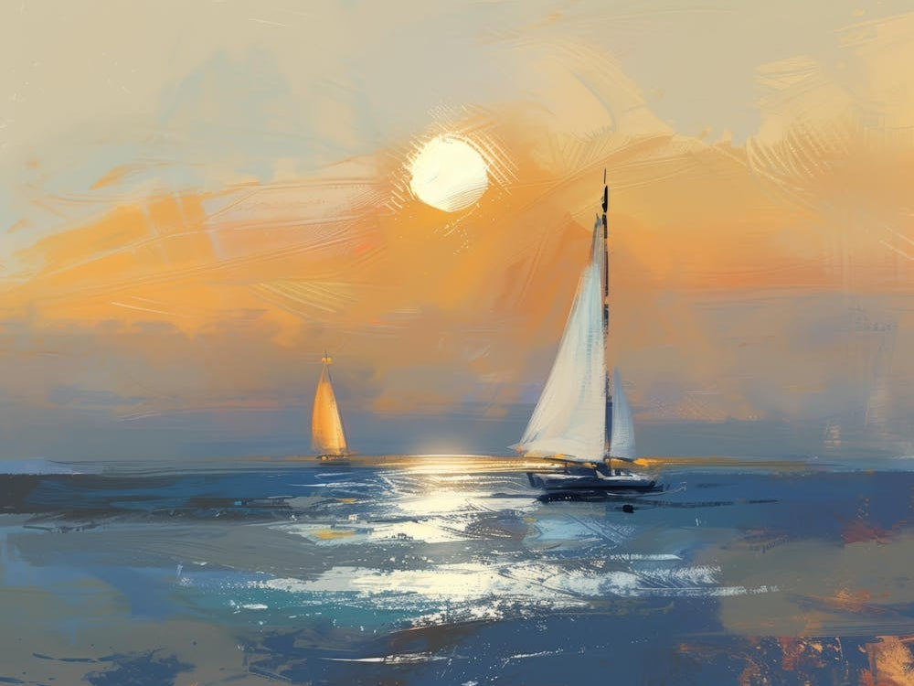Sailboats At Sunset 27