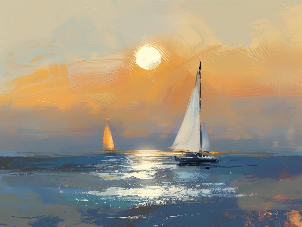 Sailboats At Sunset 27