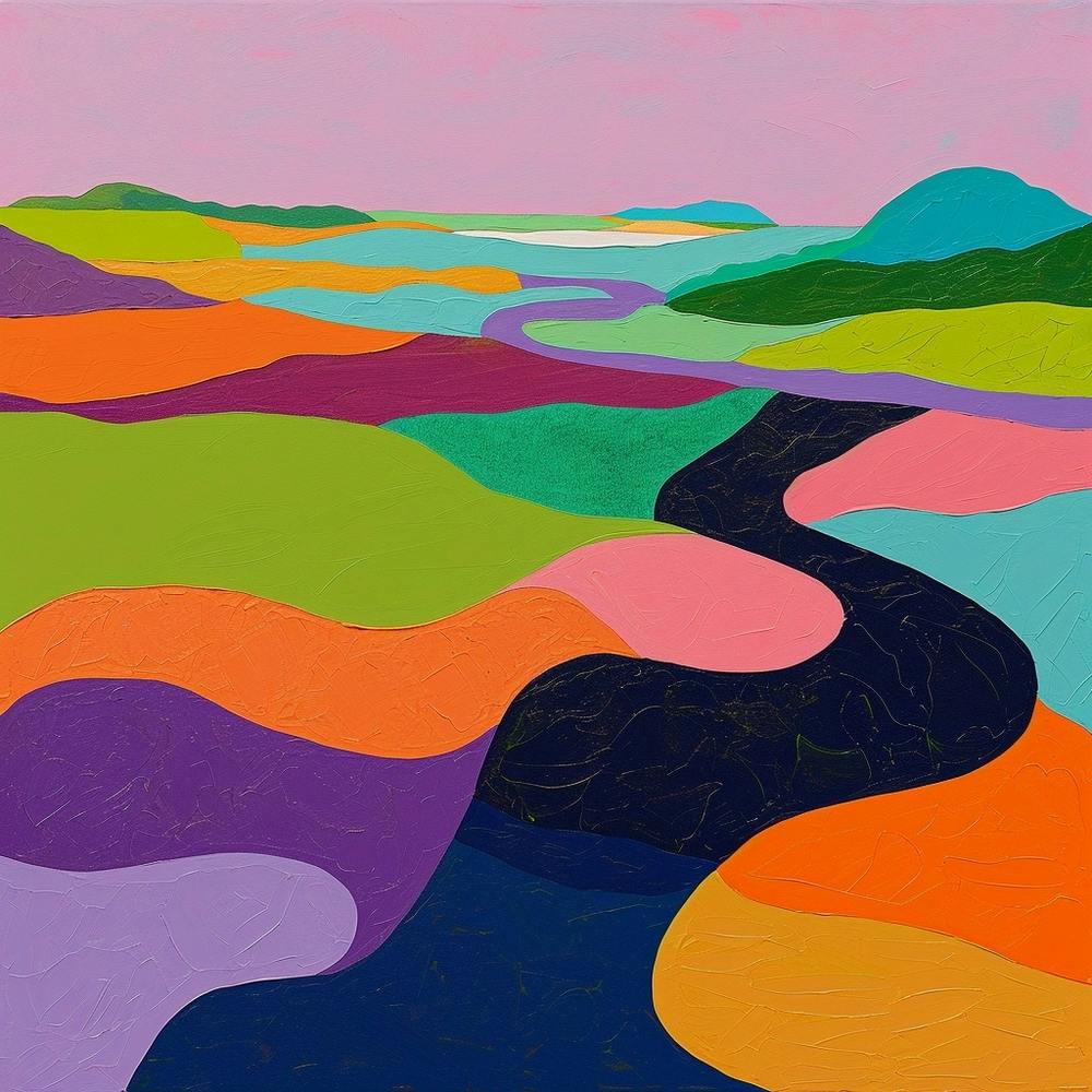 Colourful Abstract Everglades National Park Usa 1