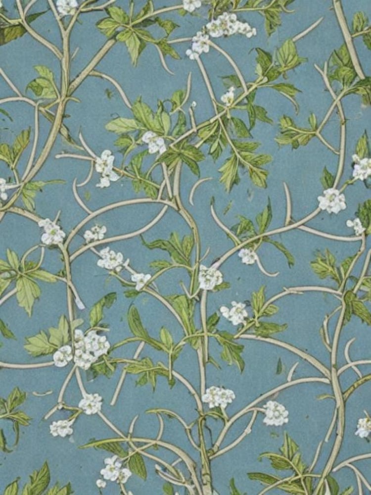 Mountain Ash tree Vintage Botanical