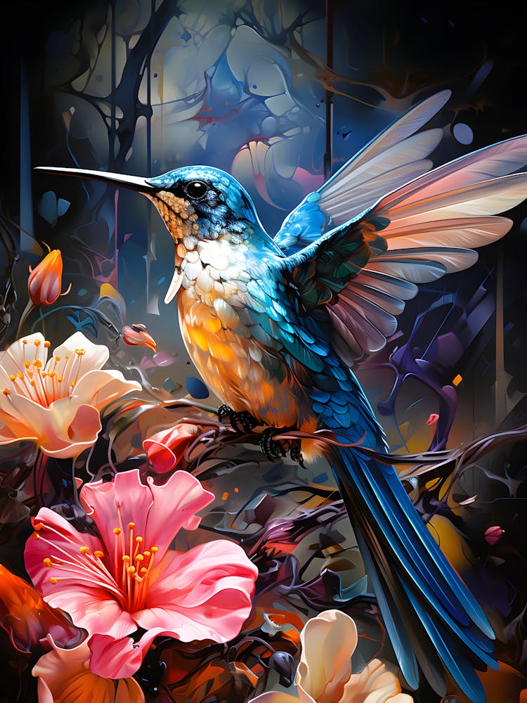 Avian Radiance Bird In Light