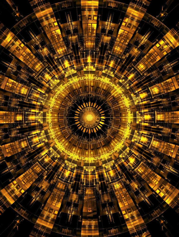 Golden Rays Of Light