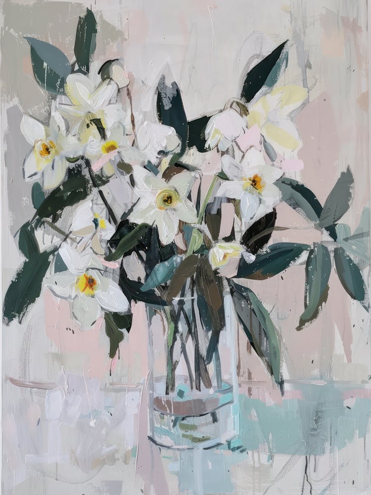 A World Of Flowers Daffodils 2 Painting