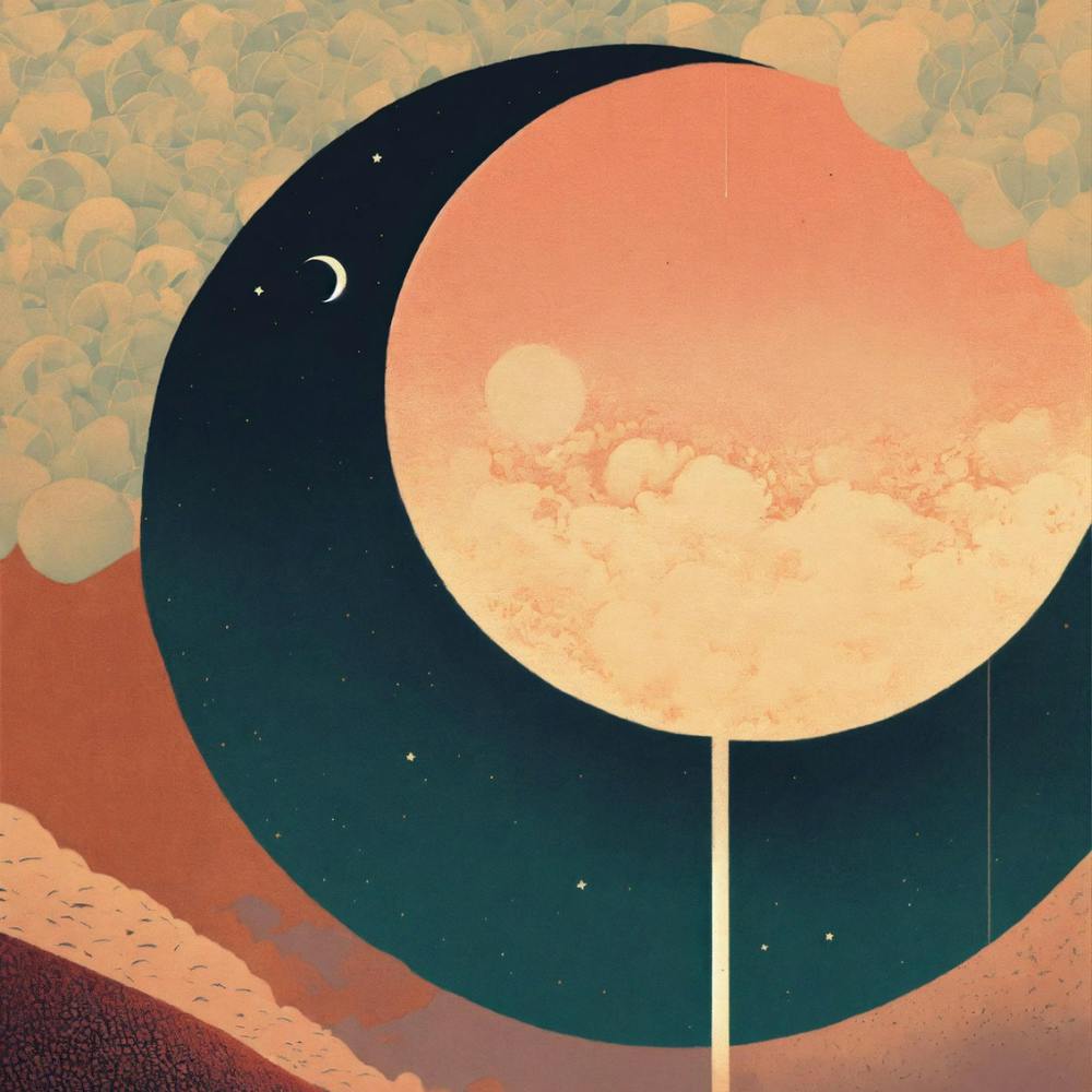 Moon And Clouds
