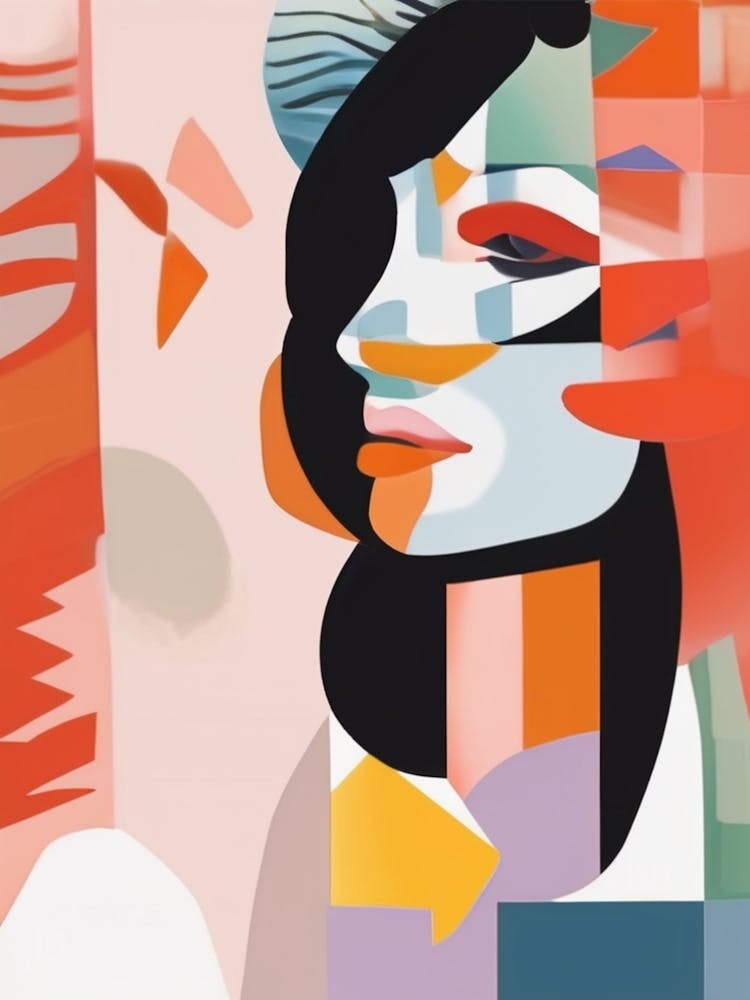 Abstract Portrait Of A Woman 4
