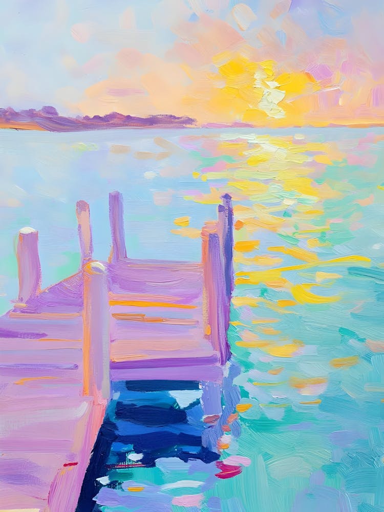 Sunset At The Dock