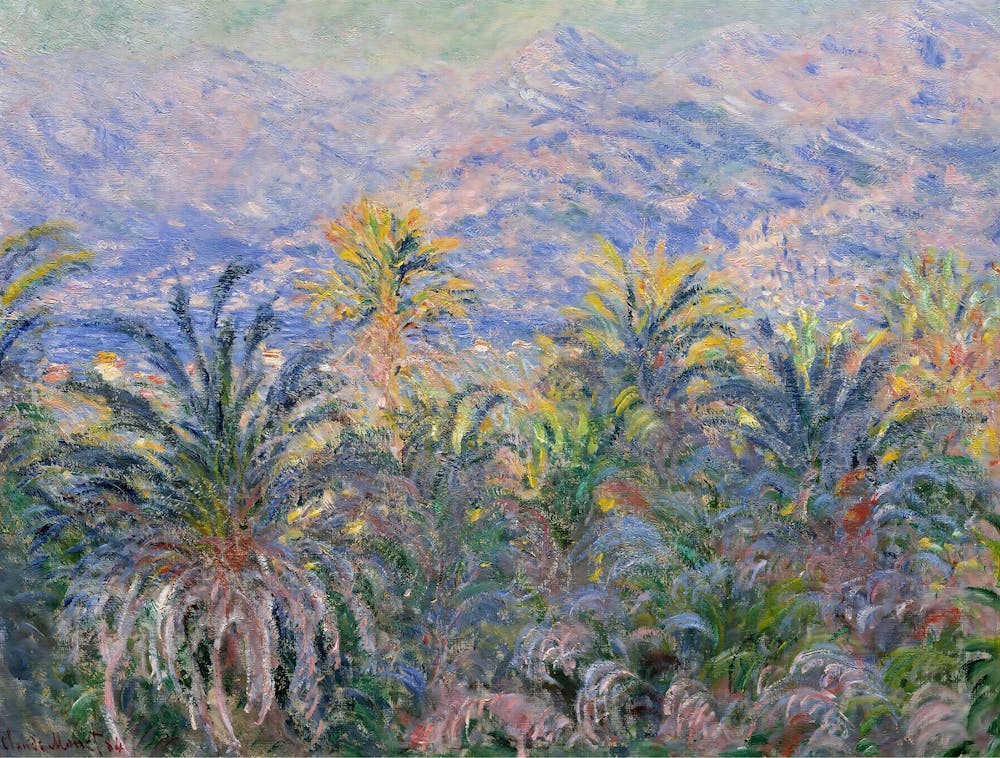 Claude Monet - Palm Trees In The Mountains