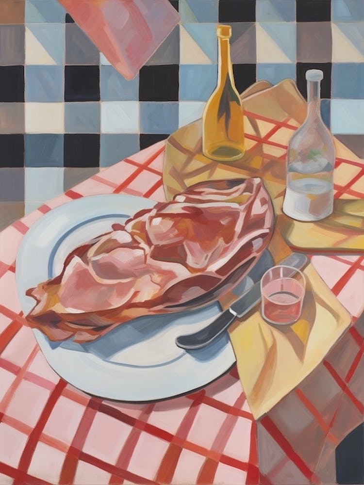 Saltimbocca Alla Romana Peinture Nature Morte