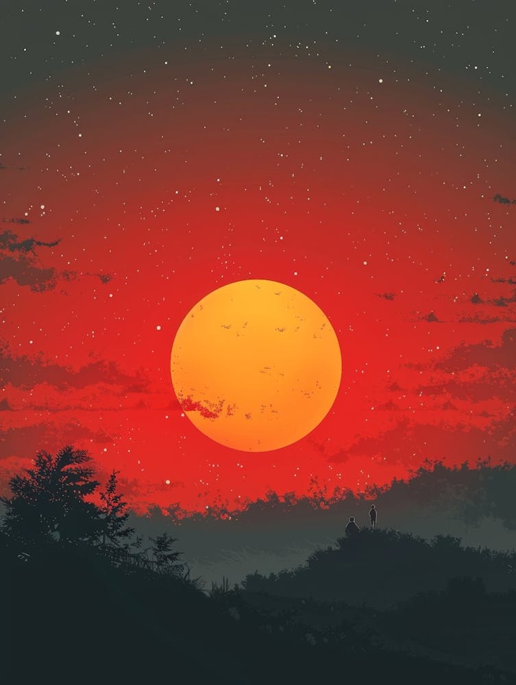 Sunset In The Mountains 24