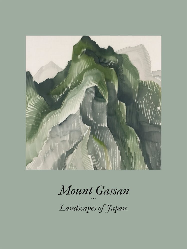 Landscapes Of Japan Mount Gassan 84