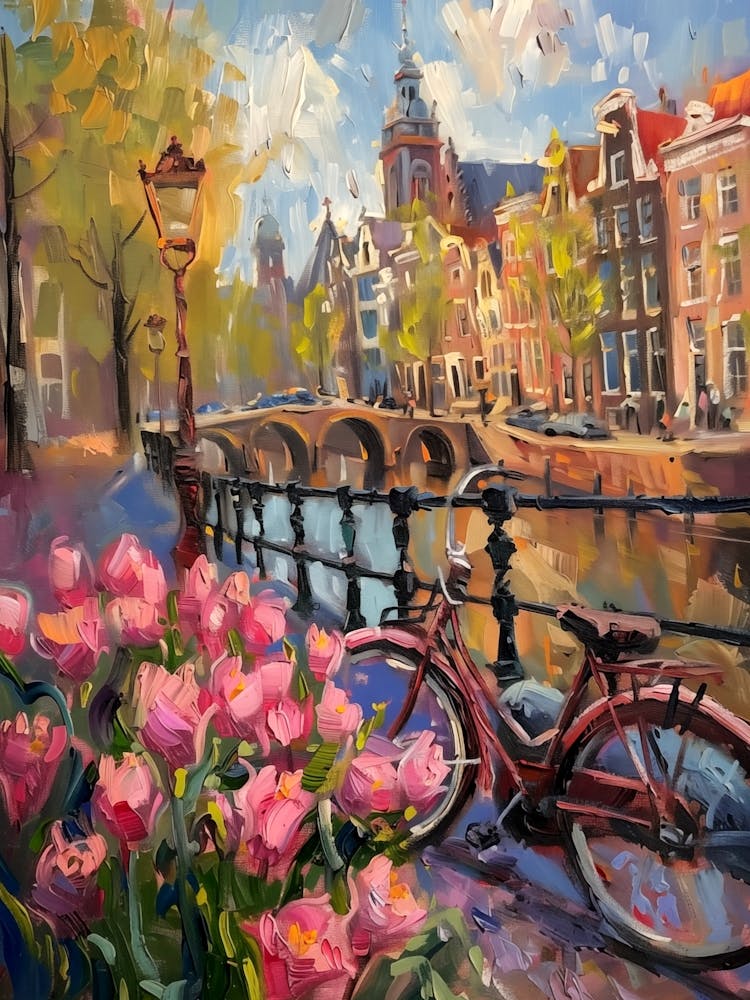 Holland Pink Tulips