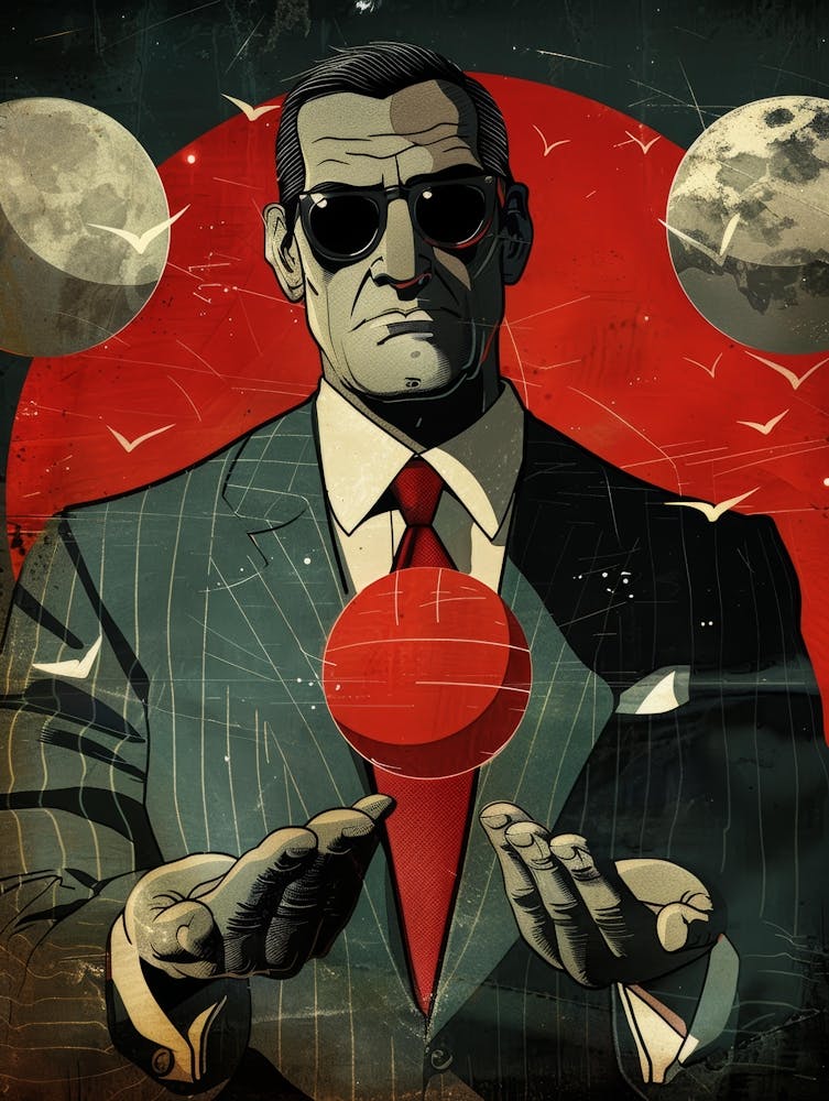 Man Holding A Red Ball