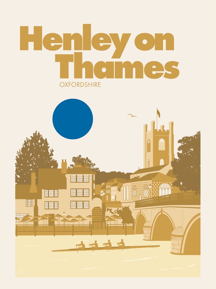 Henley On Thames, Oxfordshire (Yellow)