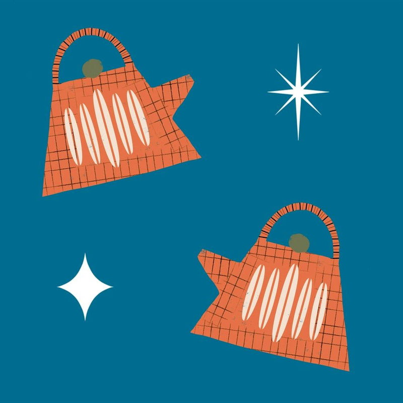 Retro Teekanne Blau
