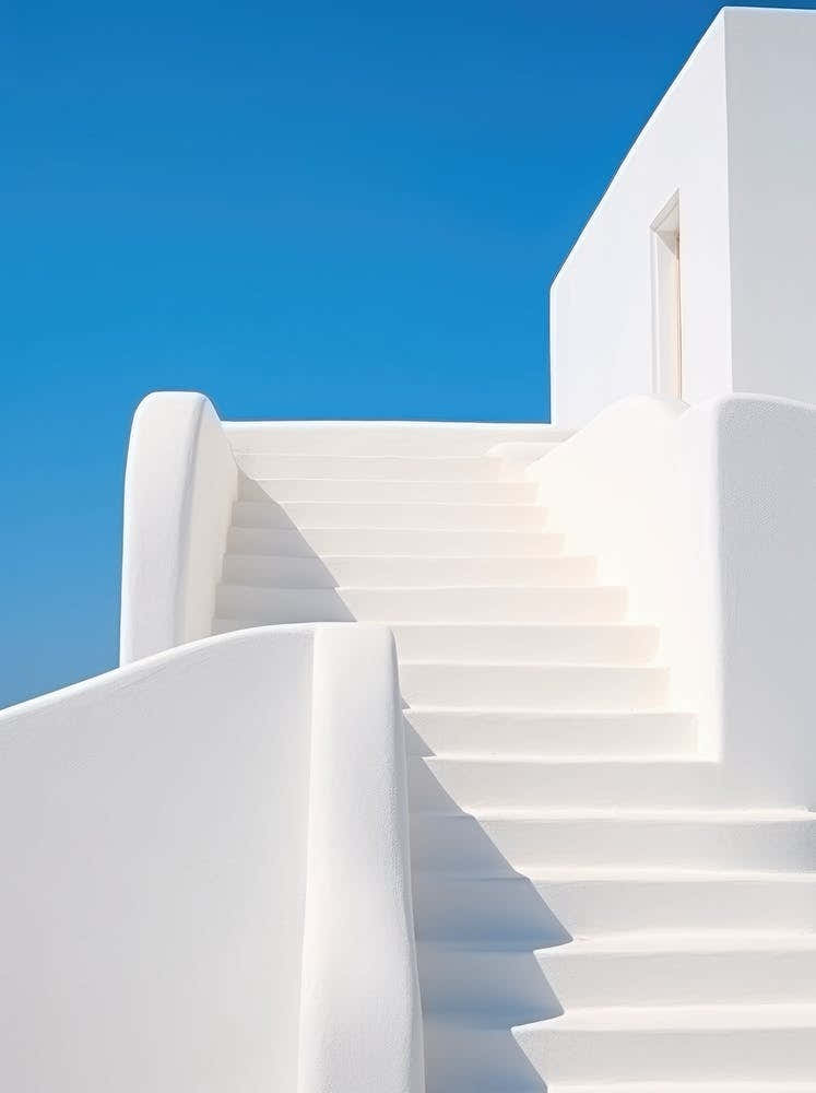 White Stairway