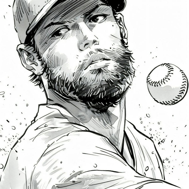 Baseball Player Throwing A Ball