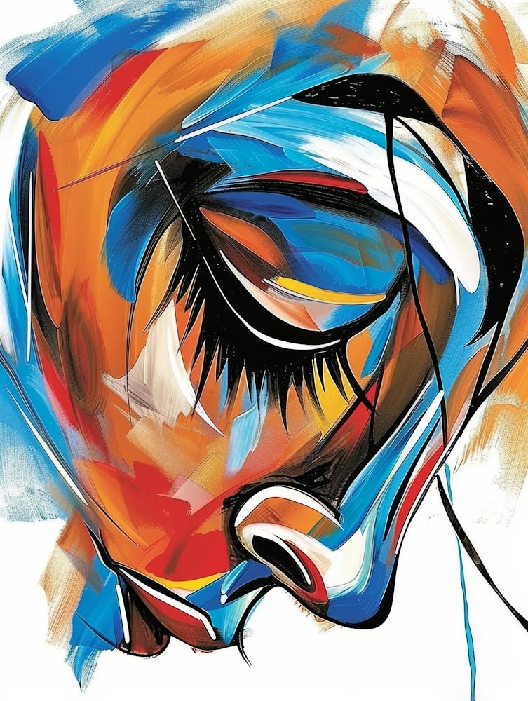 Abstract Of A Woman'S Face 19