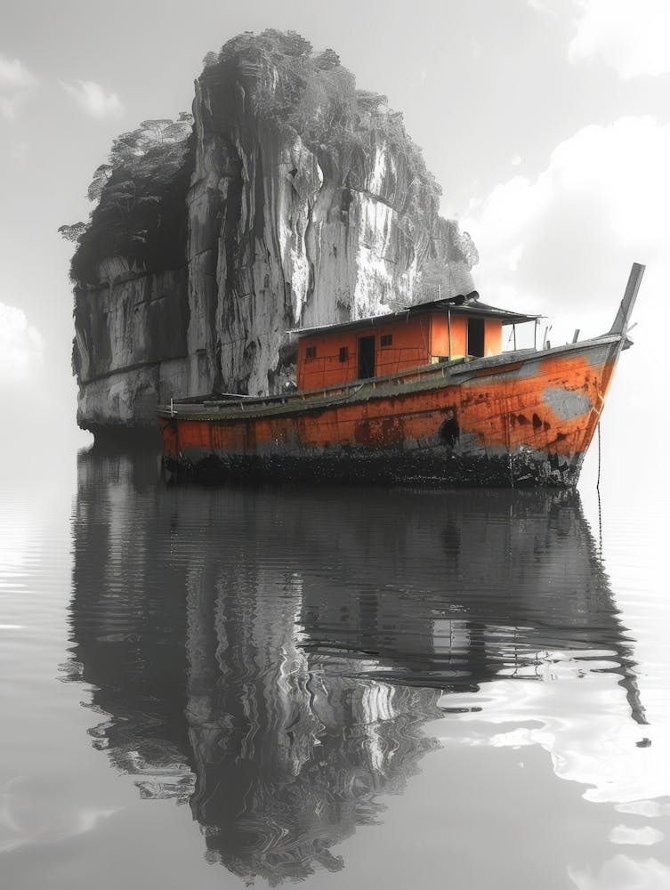 Boat In The Water 1