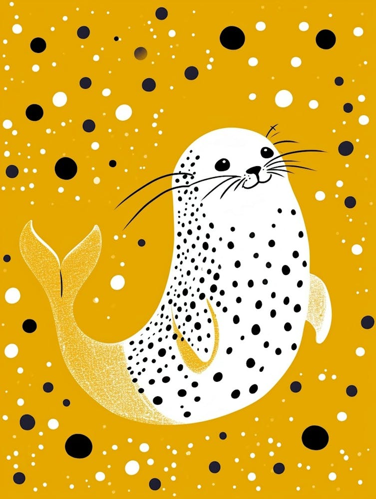 Yellow Harp Seal 1