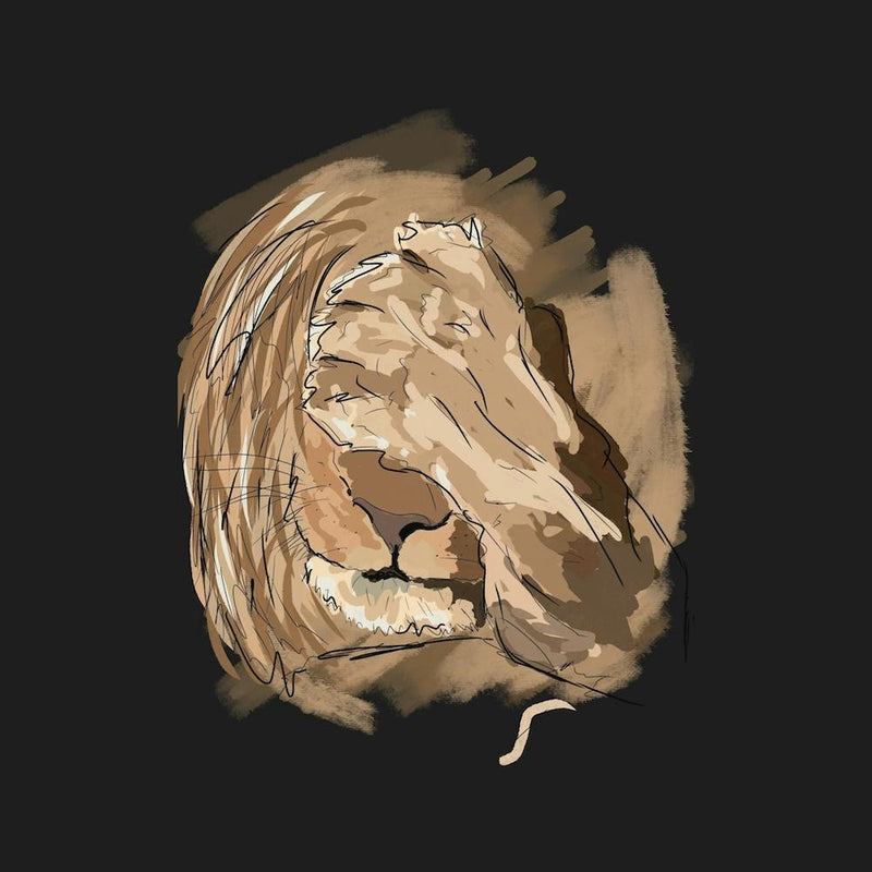 Oh no Lion portrait