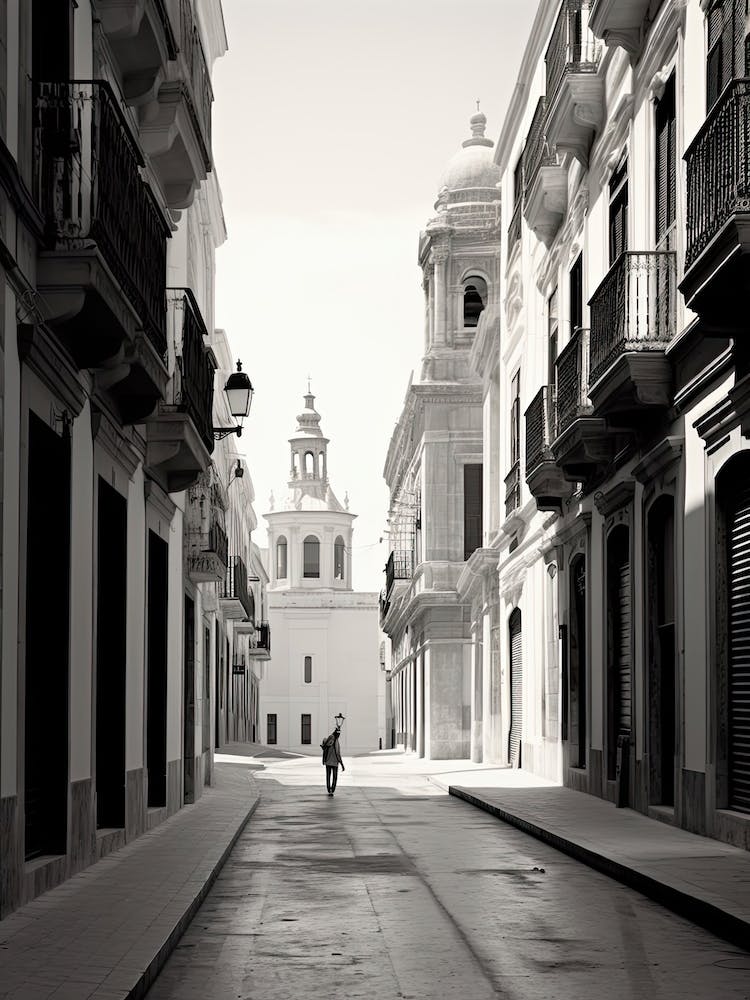 Cadiz, Spanien, Schwarz-Weiß-Fotografie 3