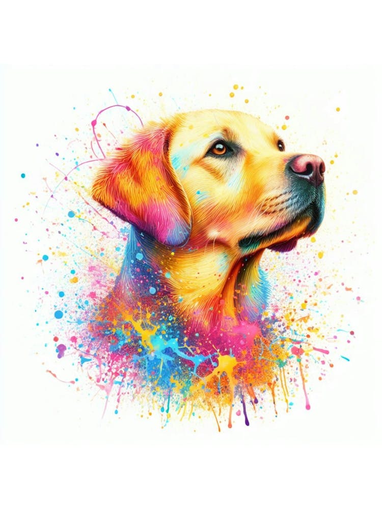Labrador Retriever Watercolour 1
